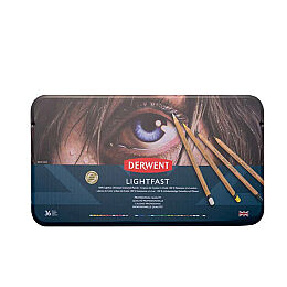 Derwent Lightfast Kuruboya Seti 36 Renk Metal Kutu - 3