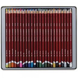 Derwent Pastel Pencil Teneke Kutu Pastel Boya Kalem Seti 24 Renk - 3