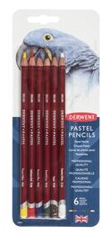 Derwent Pastel Pencil Blister Pastel Boya Kalemi Seti 6 Renk