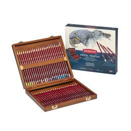 Derwent Pastel Pencil Ahşap Kutu Pastel Boya Kalem Seti 48 Renk - 1