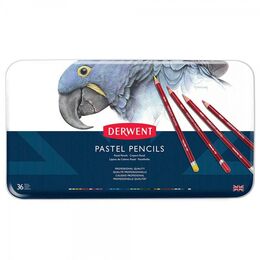 Derwent Pastel Pencil Teneke Kutu Pastel Boya Kalem Seti 36 Renk - 2