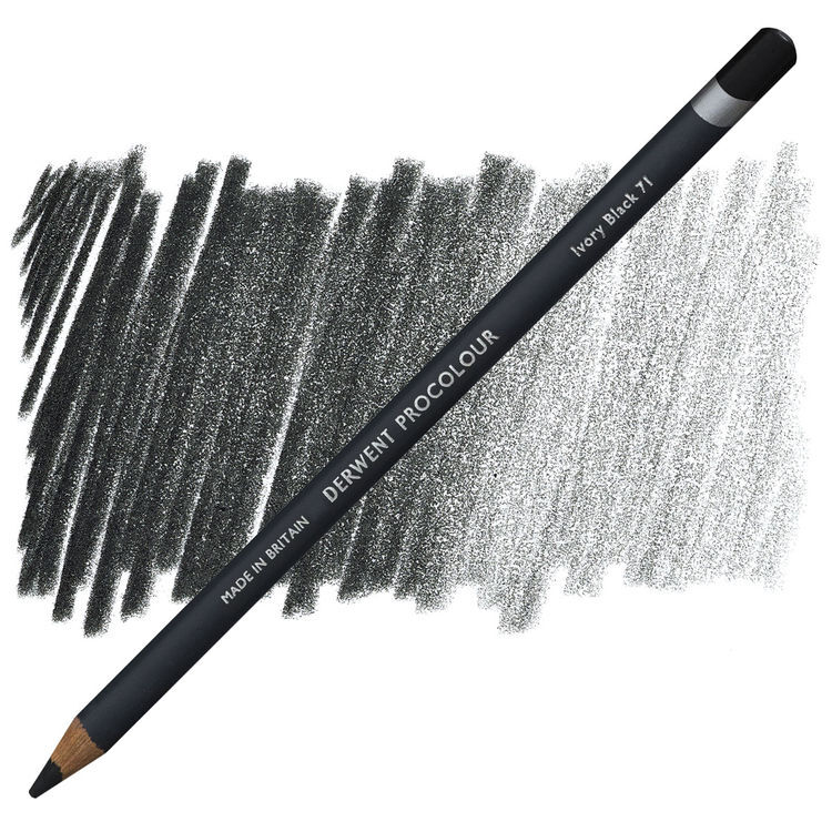 Derwent Procolour Kuru Boya Kalemi 71 Ivory Black