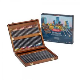 Derwent Procolour Kuru Boya Kalemi Seti 48'li Ahşap Kutu - 1