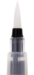 Derwent Push Button Waterbrush Akış Kontrollü Su Hazneli Sulu Boya Fırçası Large Tip (Kalın Uç) - 3