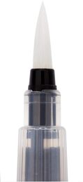 Derwent Push Button Waterbrush Akış Kontrollü Su Hazneli Sulu Boya Fırçası Large Tip (Kalın Uç) - 3