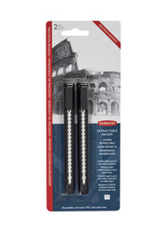 Derwent Retractable Eraser Geri Çekilebilir Kalem Silgi Seti 2'li Blister - 1