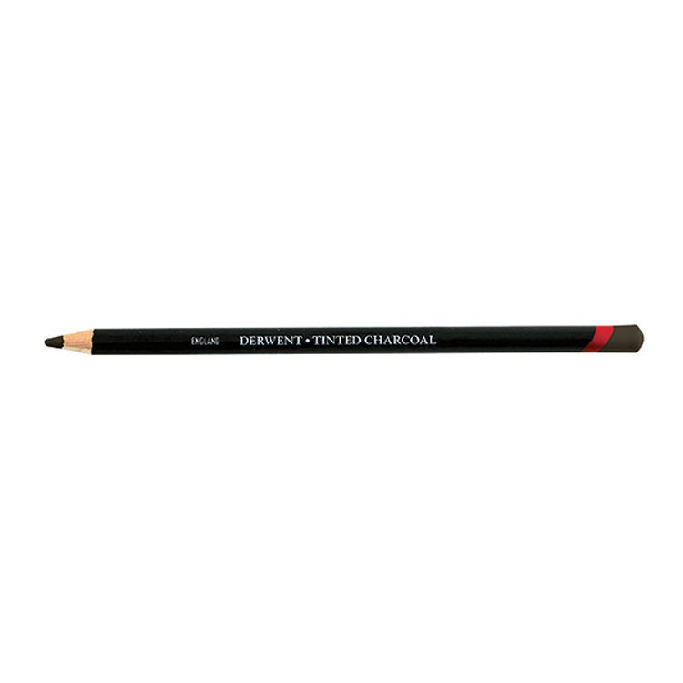 Derwent Tinted Charcoal Renkli Kömür Füzen Kalem Tc05 Heather Mist