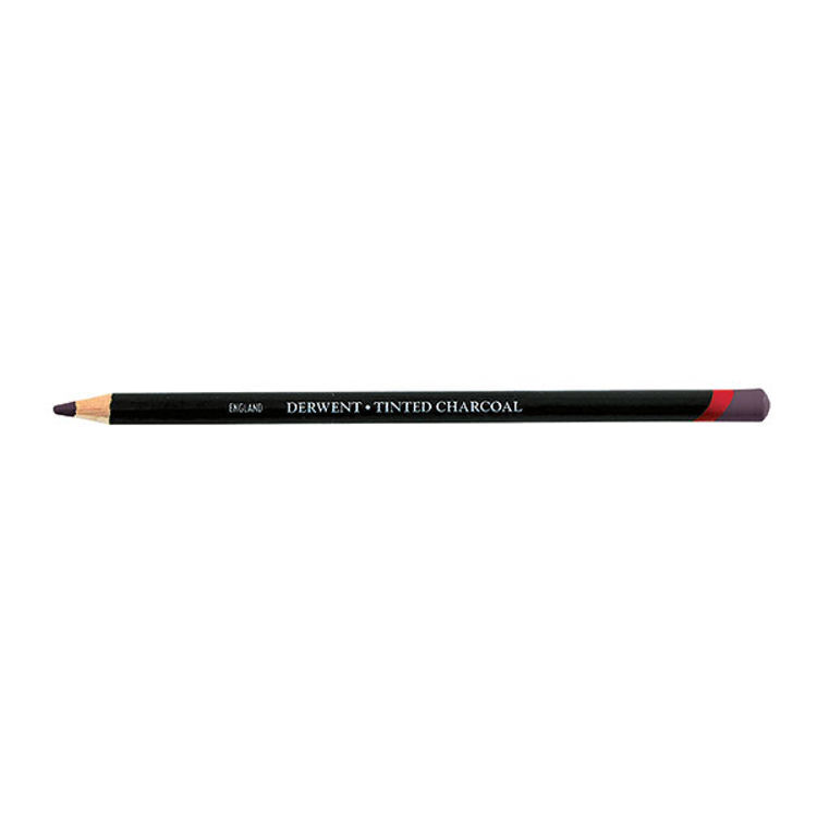 Derwent Tinted Charcoal Renkli Kömür Füzen Kalem Tc07 Lavender