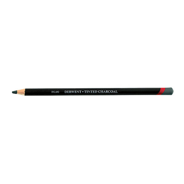 Derwent Tinted Charcoal Renkli Kömür Füzen Kalem Tc11 Mountain Blue