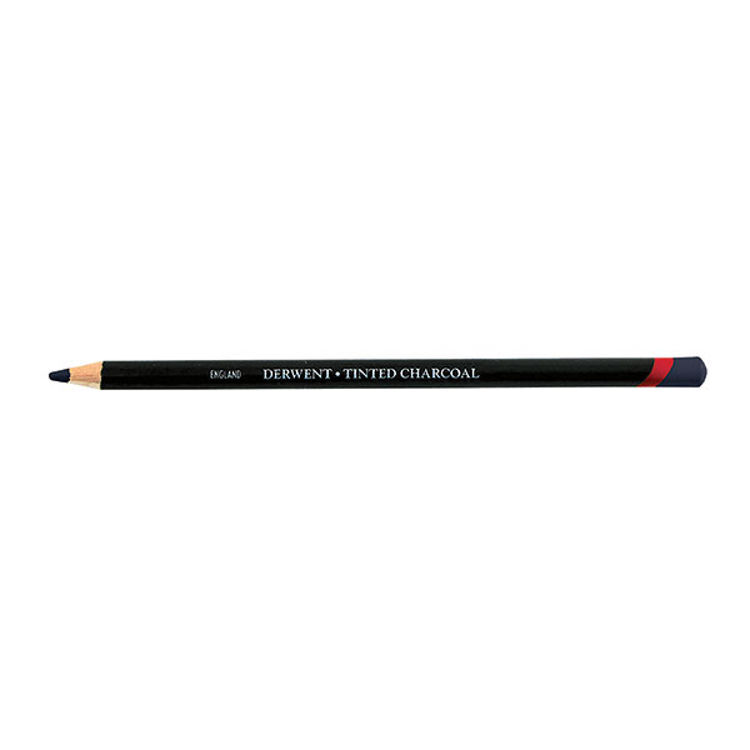 Derwent Tinted Charcoal Renkli Kömür Füzen Kalem Tc12 Ocean Deep
