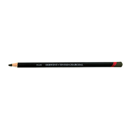 Derwent Tinted Charcoal Renkli Kömür Füzen Kalem TC16 Dark Moss - 1