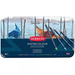 Derwent Watercolour Pencil Sulu Boya Kalemi Seti 36′lı Teneke Kutu - Thumbnail