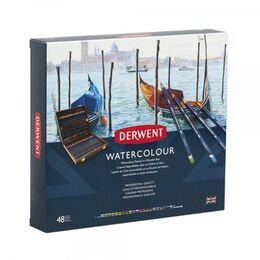 Derwent Watercolour Pencil Sulu Boya Kalemi Seti 48′li Ahşap Kutu