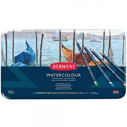 Derwent Watercolour Pencil Sulu Boya Kalemi Seti 72′li Teneke Kutu