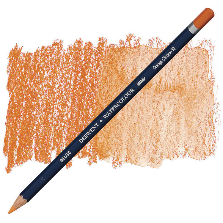 Derwent Watercolour Pencil Suluboya Kalemi 10 Orange Chrome