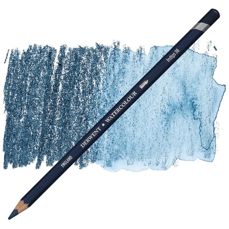 Derwent Watercolour Pencil Suluboya Kalemi 36 Indigo