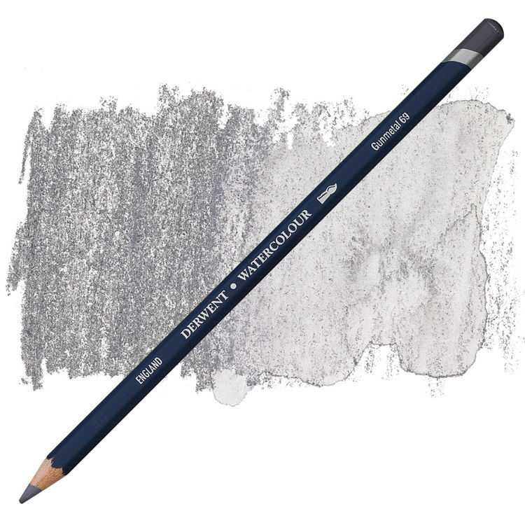 Derwent Watercolour Pencil Suluboya Kalemi 69 Gunmetal