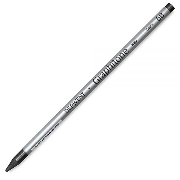 Derwent Watersoluble Graphitone Suda Çözünebilen Ağaçsız Grafit Kalem 6b - Dark Wash