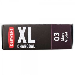 Derwent XL Charcoal Block Kalın Kömür Füzen 03 Mars Violet