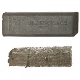 Derwent XL Charcoal Block Kalın Kömür Füzen 04 Sepia - 1