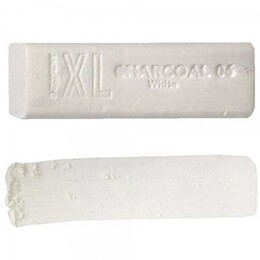 Derwent XL Charcoal Block Kalın Kömür Füzen 06 White - 1