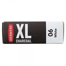 Derwent XL Charcoal Block Kalın Kömür Füzen 06 White - 2