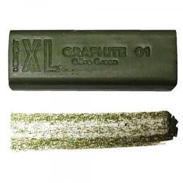 Derwent XL Graphite Block Kalın Grafit Füzen 01 Olive Green - 1