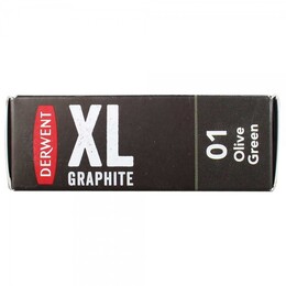 Derwent XL Graphite Block Kalın Grafit Füzen 01 Olive Green - 2