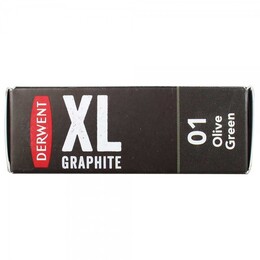 Derwent XL Graphite Block Kalın Grafit Füzen 01 Olive Green - Thumbnail