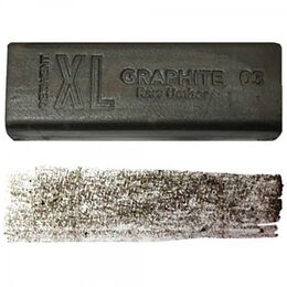Derwent XL Graphite Block Kalın Grafit Füzen 03 Raw Umber - 1