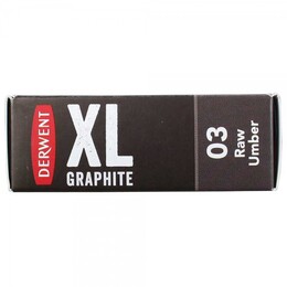 Derwent XL Graphite Block Kalın Grafit Füzen 03 Raw Umber - Thumbnail