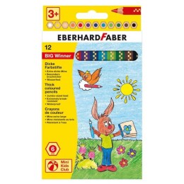 Eberhard Faber BIG Winner Jumbo Kuru Boya 12 Renk - 1