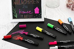 Eberhard Faber Chalk 1-2 mm Yuvarlak Uç Su Bazlı Sıvı Tebeşir Kalemi Seti 4 Renk - 3