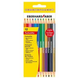 Eberhard Faber Çift Taraflı Kuru Boya Kalemi 12 Renk - 1