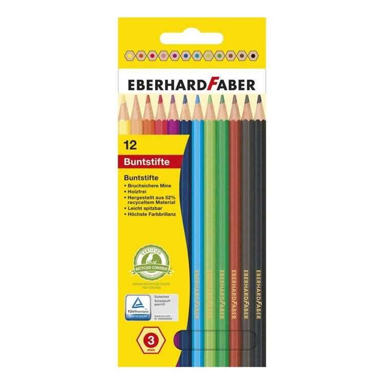 Eberhard Faber Kuru Boya Kalemi 12 Renk