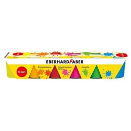 Eberhard Faber School Tempera Guaj Boya Seti 6 Renk x 25 ml. NEON - 1