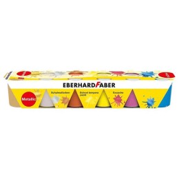 Eberhard Faber School Tempera Guaj Boya Seti 6 Renk x 25 ml. METALLIC - 1