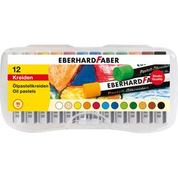 Eberhard Faber Pastel Boya 12 Renk Plastik Kutu (522013)