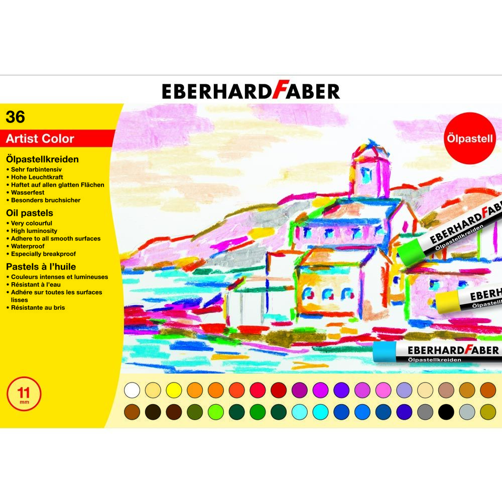 Eberhard Faber Yağlı Pastel Boya Seti 36 Renk