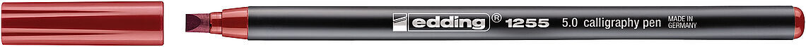Edding 1255 Kaligrafi Kalemi 5.0 Mm. Crimson Kırmızı