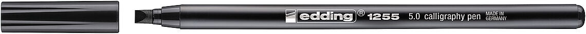 Edding 1255 Kaligrafi Kalemi 5.0 Mm. Siyah