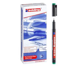 Edding 140 S Çok Amaçlı Permanent Kalem (Asetat Kalemi) YEŞİL 10'lu Kutu - 1