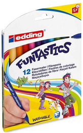 Edding 15 Funtastics İnce Keçeli Kalem 12 Renk