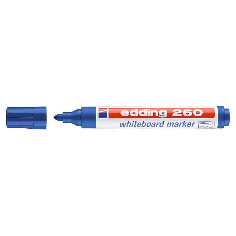 Edding 260 Whiteboard Marker Yazı Tahtası Kalemi 10