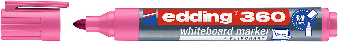 Edding 360 Whiteboard Marker Yazı Tahtası Kalemi Pembe