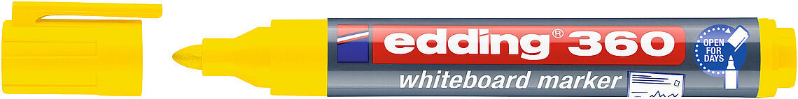 Edding 360 Whiteboard Marker Yazı Tahtası Kalemi Sarı