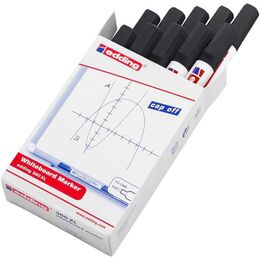 Edding 360 XL Whiteboard Marker Doldurulabilir Yazı Tahtası Kalemi 10'lu Kutu Siyah