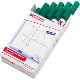 Edding 360 XL Whiteboard Marker Doldurulabilir Yazı Tahtası Kalemi 10'lu Kutu Yeşil