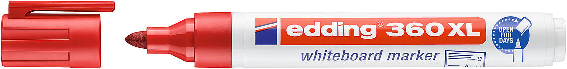Edding 360 Xl Whiteboard Marker Doldurulabilir Yazı Tahtası Kalemi Kırmızı