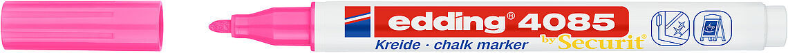 Edding 4085 Sıvı Tebeşir Kalemi Fosforlu Pembe